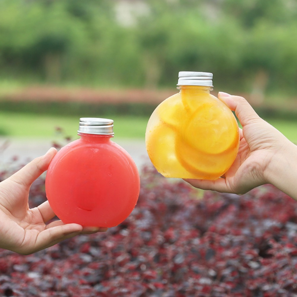 22pcs clear disposable juice drink bottles aluminum caps Temu Oman