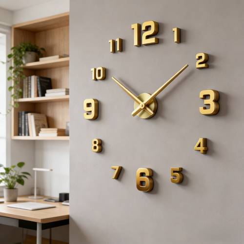 wall clock bedroom silent clock creative personality simple and luminous acrylic wall sticker clock modern simple and diamond free creative luminous clock