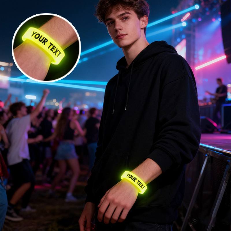 92pcs Glow-in-the-Dark Silicone Bracelets for Comfortable Wear