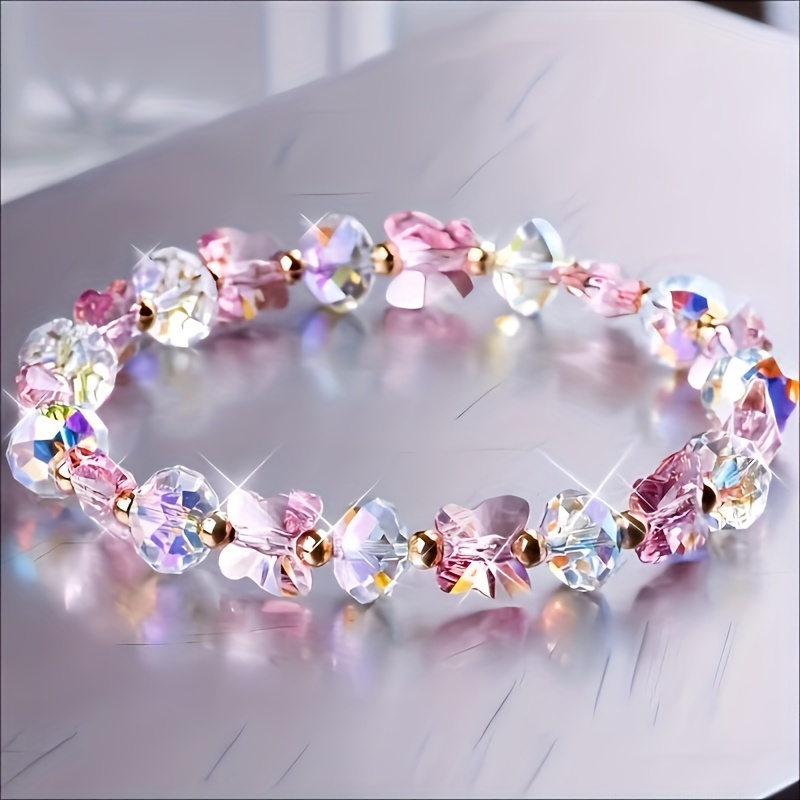 Chic Bracelet For Women - In Multiple Colors, Glass