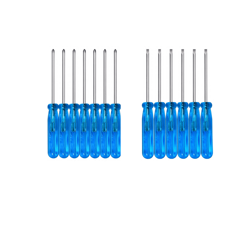TEMU 13pcs Mini Screwdriver Set, Durable Plastic Handles, For Toy Repair And - Includes 2mm Micro Flathead And Phillips Screwdrivers, Designed For