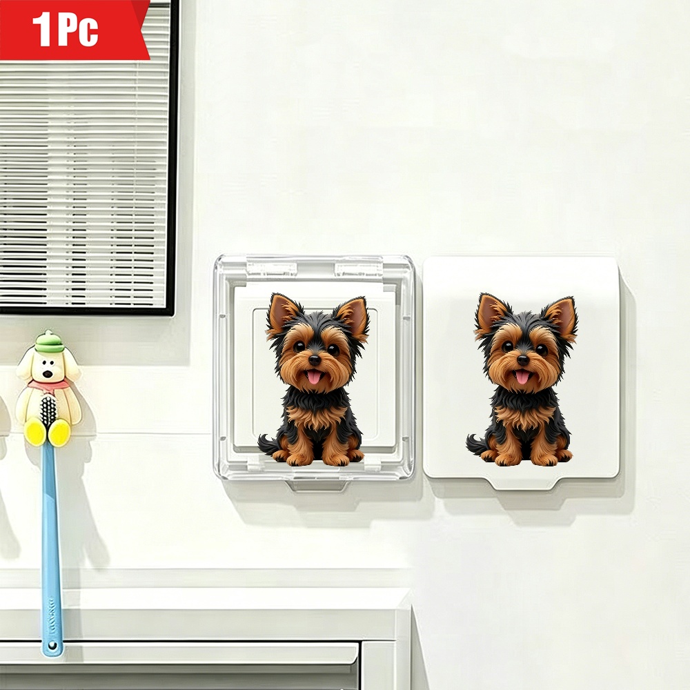 Yorkshire Terrier Outlet Cover, Cute Dog Design