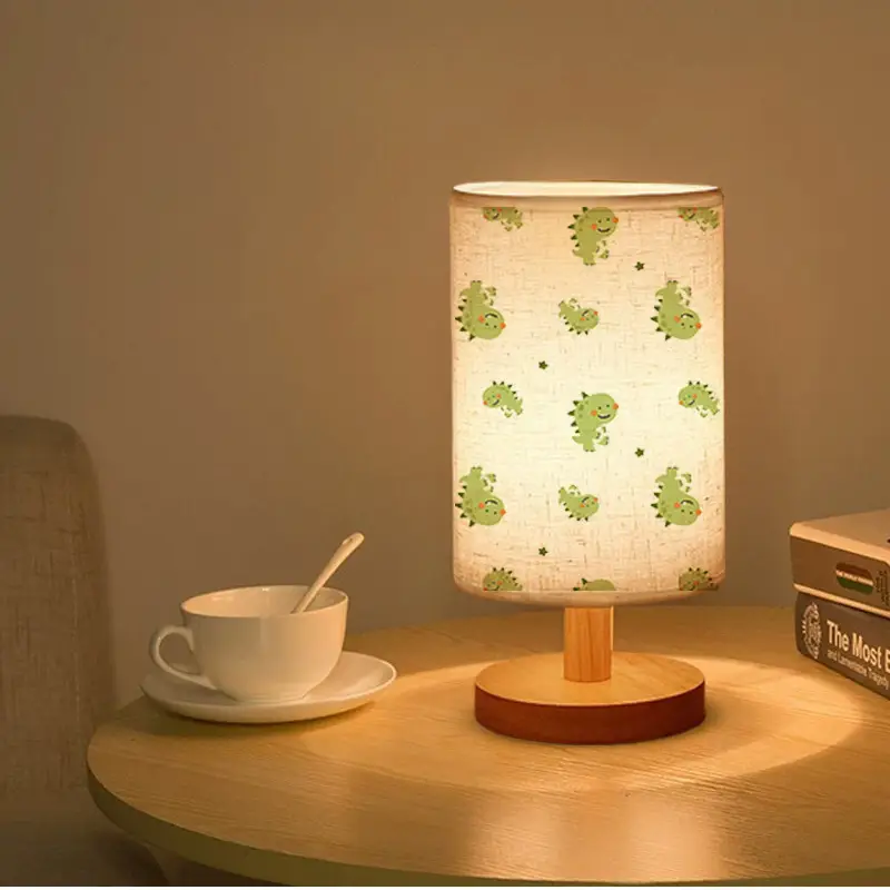 1pc cute dinosaur pattern table lamp usb powered warm ambient light for home decor push button control lighting no battery required suitable for room types dinosaur room decor Product details 3