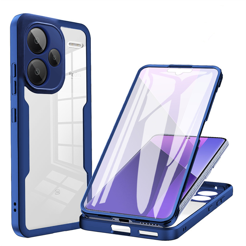 

Shockproof Clear Case Providing Full 360-degree Protection For The Xiaomi Pro Plus 5g, Featuring A Double-sided Cover.