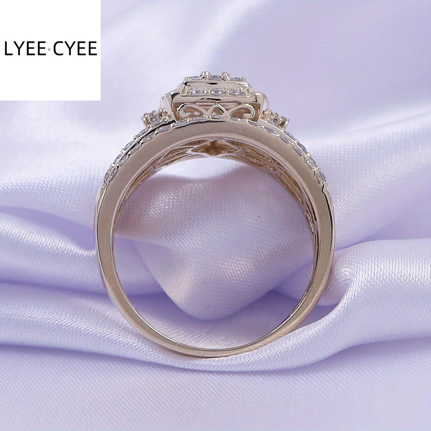 Men's 1.45 Carat Lab Grown Moissanite Cluster Engagement Ring