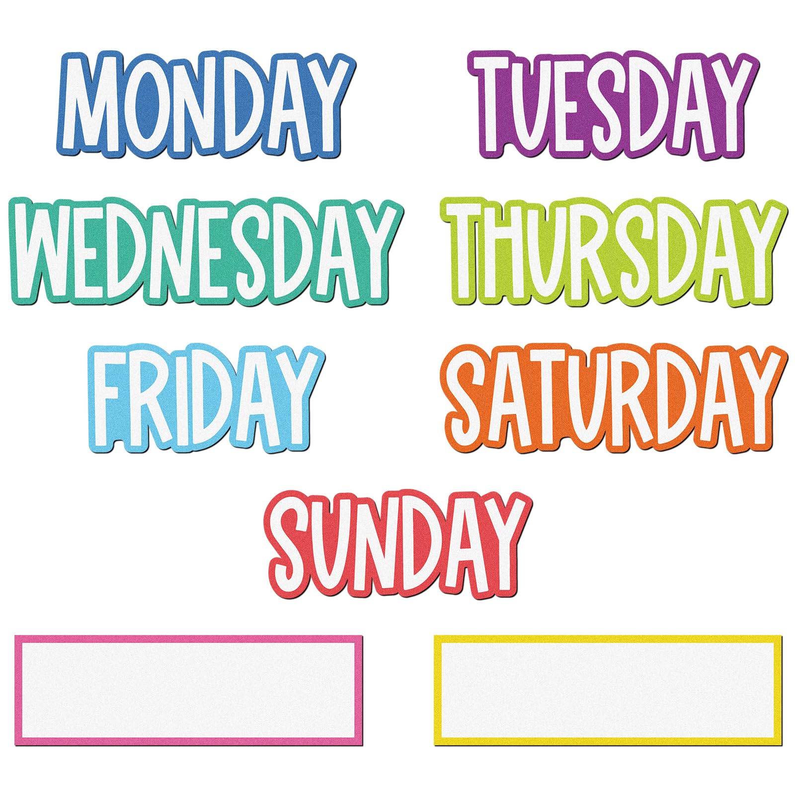 TEMU 9pcs Days Of The Week Magnets Colorful Magnetic Week Labels For Whiteboard Calendar Inspirational Cute Decorative Magnets For School Home Locker