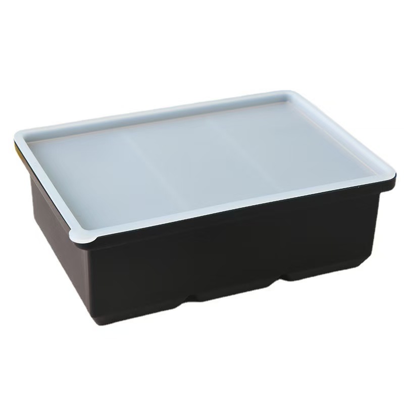 Image of Easy-release Silicone Cube Of Ice Trays With Lids, Flexible Reusable Large Freezer Molds, 1 Cup For Soups & Sauces, Dishwasher Safe, Perfect For Mother's Day Father's Day Gifts & Summer Party Supplies