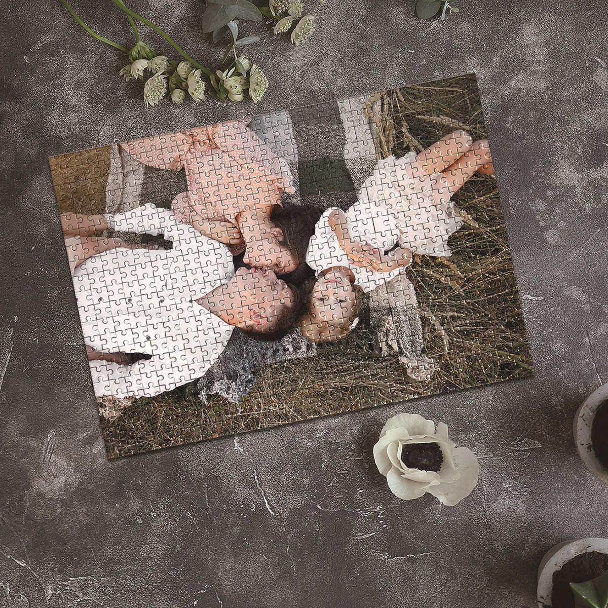 

1pc Custom Photo Wooden Puzzle - Personalized Family Memory Puzzle, Unique Wedding, Anniversary, Christmas, Valentine's Day, New Year's Gift - No Electricity Required, Featherless