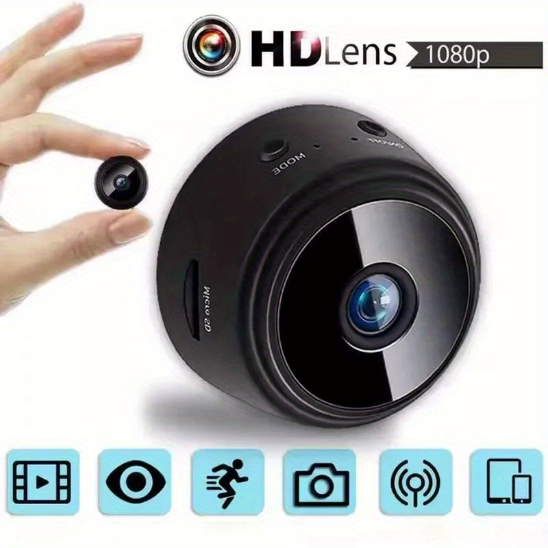 Alternative view of A9 Mini Cámara 1080P HD Inalámbrica Micro Cámaras de Videografía Visión Nocturna Audio Video Seguridad Monitoreo…