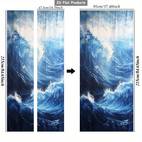 1 par ( ) calcomanías oceánicas - autoadhesivas, aplicación sin herramientas necesarias, para sala, dormitorio, , - decoración ventana de !, pegatinas , adornos para dormitorios, diseño , vinilo , estilo contemporáneo, decoraciones diy, 2d