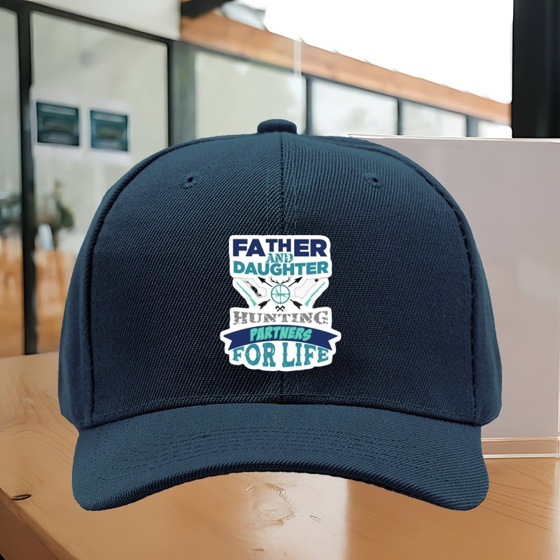 father and daughter hunting   t dad and daughter hunting hunters poster blue gift for hunter father and hunter daughter baseball cap trendy baseball cap for   ideal for everyday use