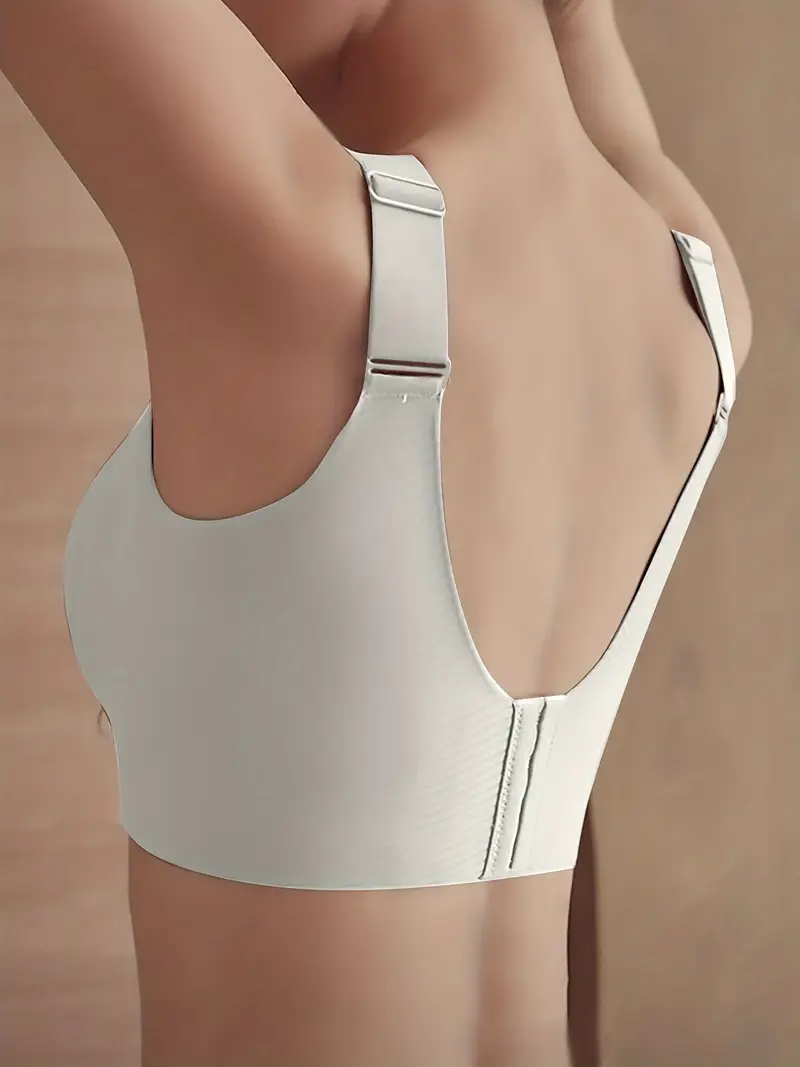 4pcs set esselegance closure adjustable gathered seamless no steel ring comfortable bra Product details 0