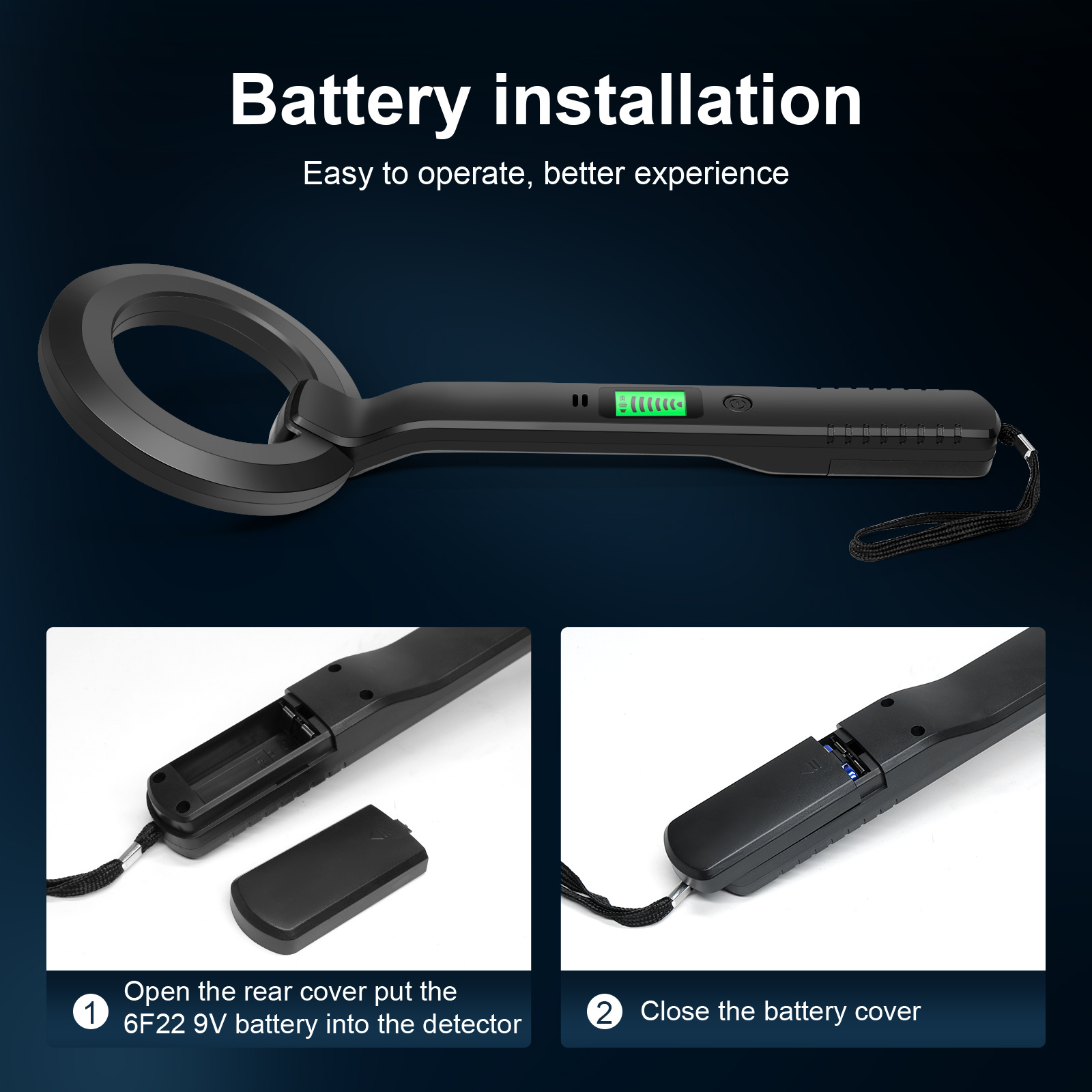 Upgrade Professional Metal Detector, High-precision Portable Underground Treasure Hunting Device, Intelligent Security Scanner+outdoor Exploration Archaeological Security Multi-purpose Set (batteries Not Included in Shipment)