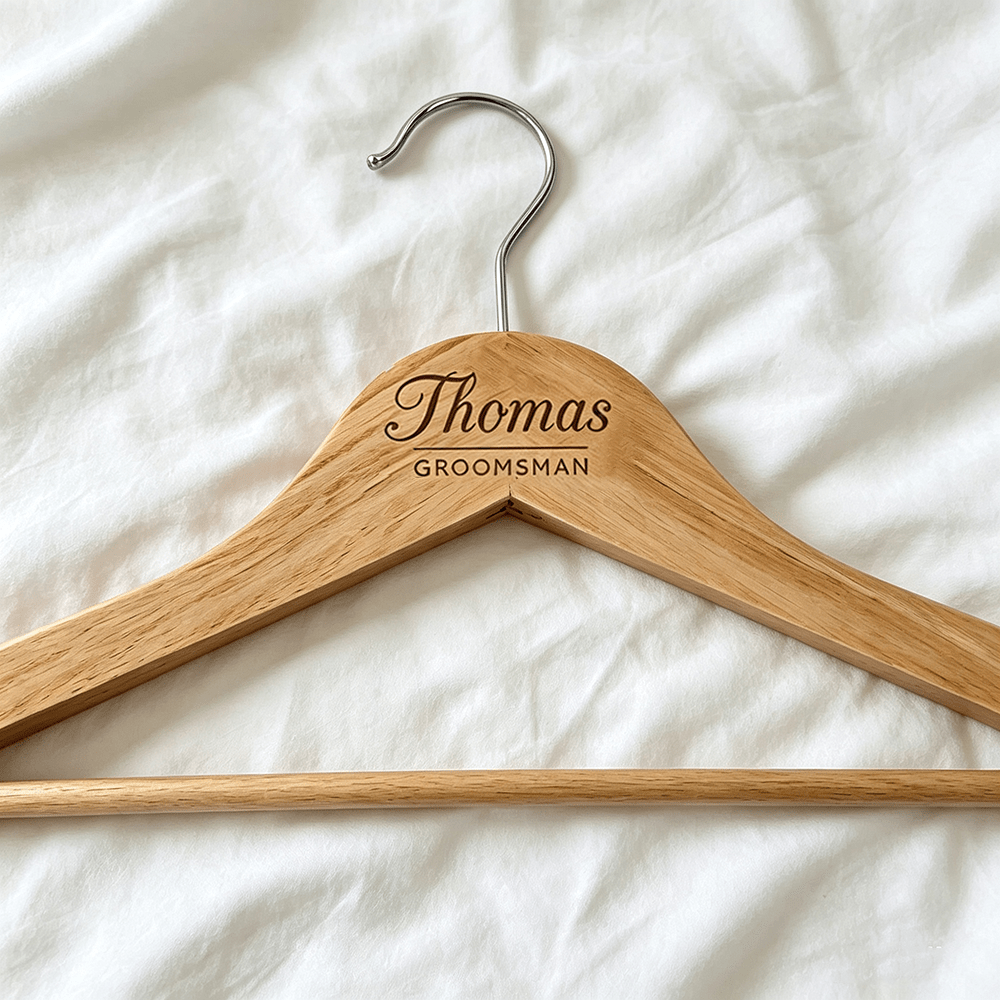 TEMU Personalized Wedding Hanger Custom Wooden Bridal Party Gift