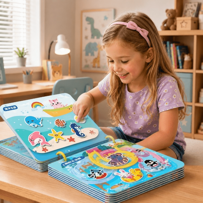 Educational Interactive Learning Sticker Book for Children
