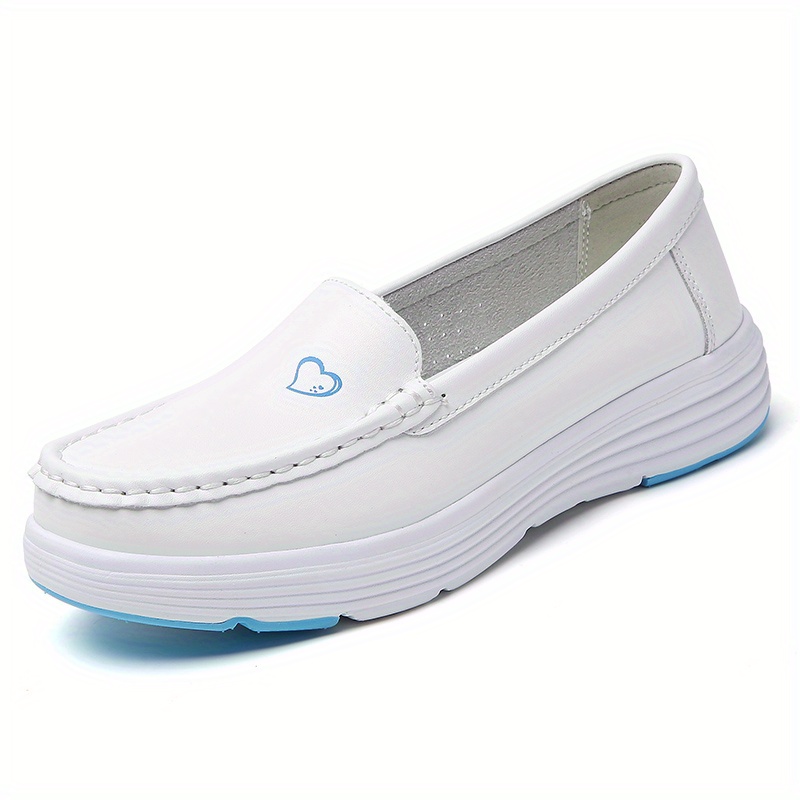 Women'* Slip-On Shoes Round-Toe Synthetic Cover Nursing Sneakers with  TPR Sole, Cushioned Low-Maintenance Hand Washable s for H
