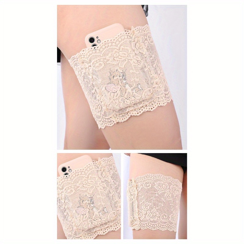 

1pc Anti-slip Silicone Phone Pocket Leggings For Women