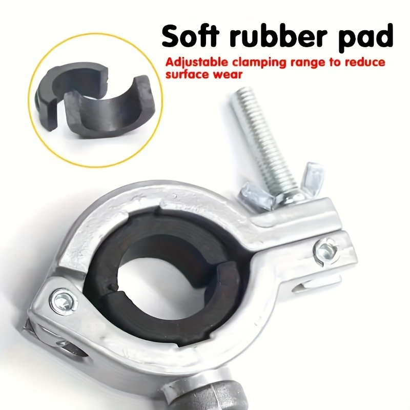 [Diy Projects] One Small Bracket, Electric Drill Bracket, Electric Grinding Bracket, Universal Bracket, 360 Degree Rotatable Multifunctional Bracket, Electric Drill Clip, Electric Drill Holder, Tool Stability Support|Metal Construction|Adjustable Height Stand