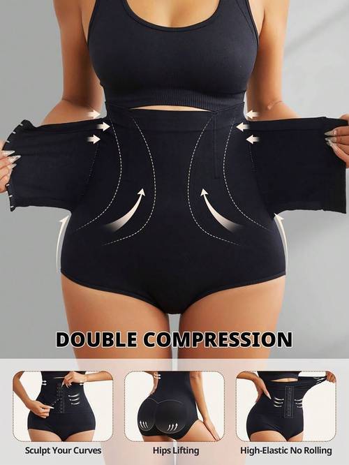 womens tummy control and lifting front closure shaping panties