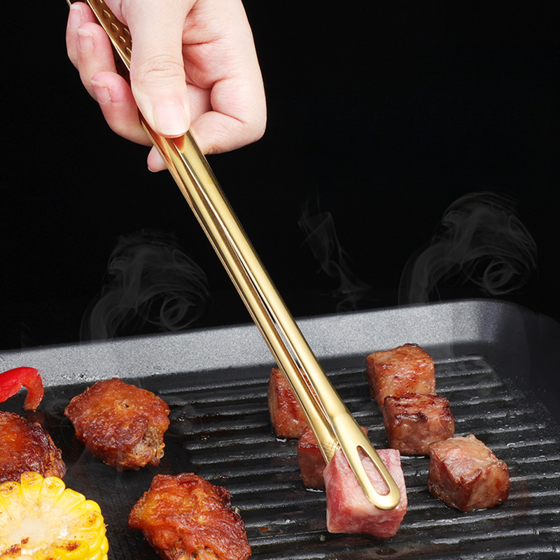 2pcs stainless steel serving tongs rust resistant scratch resistant ideal for bbq salad dessert and buffet use   christmas valentines day thanksgiving and more elegant and durable Product details 3