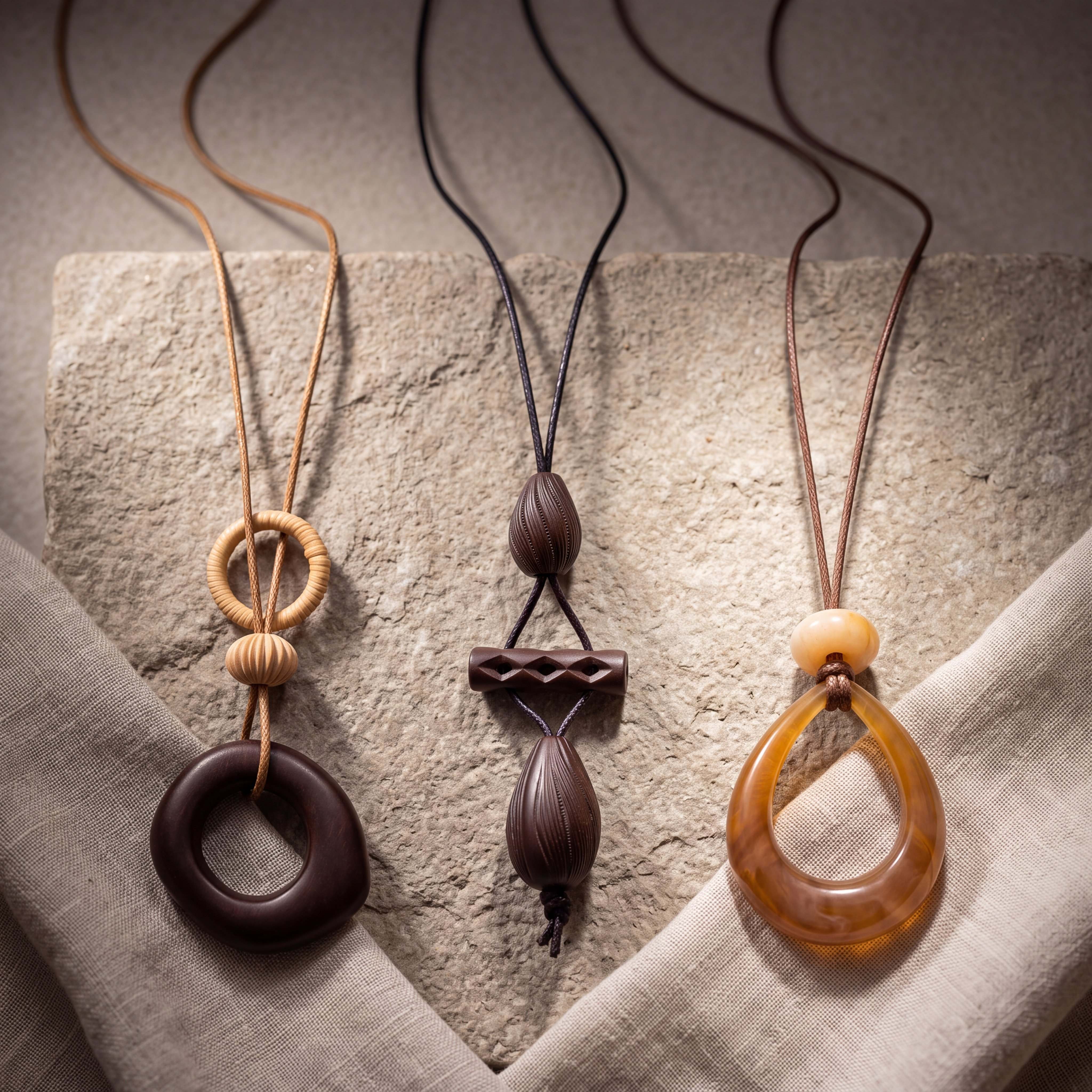 3pcs Zen Bohemian Layered Sweater Chains with Pendants