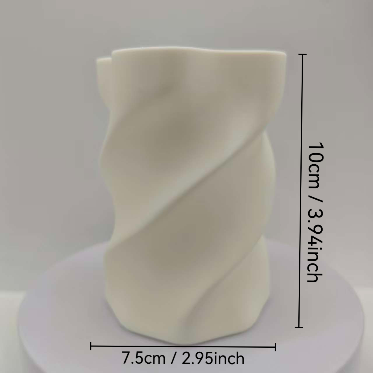 Wavy Pen Holder, Modern Minimalist Aesthetic Desktop Organizer, Matte White Decorative Pen Cup, Home Office School Desktop Accessory