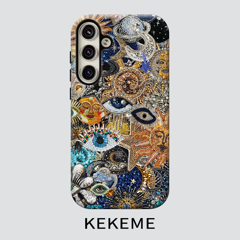 TEMU Phone Case: Kekeme Fashionable Film- Dual-layer Case, Suitable For Galaxy S26 S25 S24 S23 S22 S21 S21  S21 Fe Edge S20 A15 A16 A17 A23 A32 A34