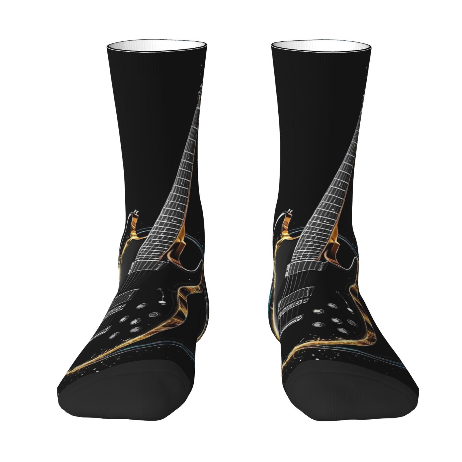 TEMU 1 Pair Men's/women's Novelty Gift Socks - Vintage - Suitable For - Breathable Polyester Blend - Unique Design, Durable Fabric, Collectible Socks