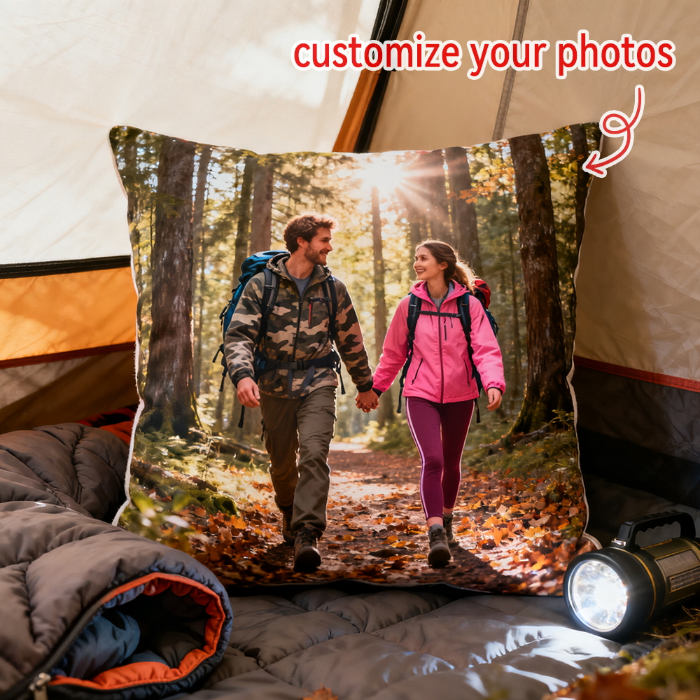 Double-Sided Custom Photo Printed Pillowcase