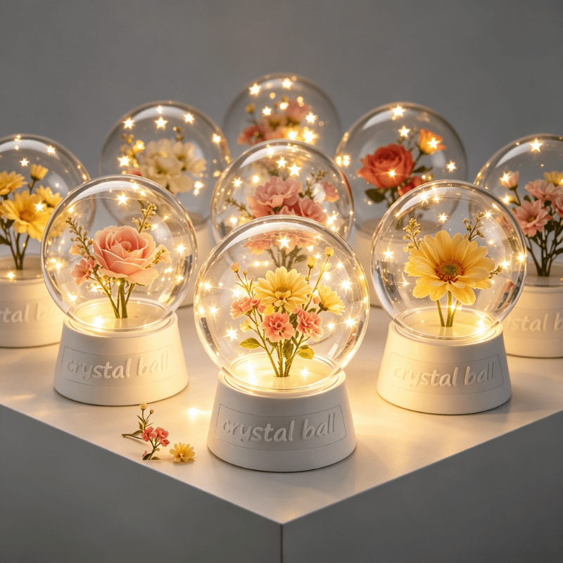 miniature snow globes sold on Temu United States