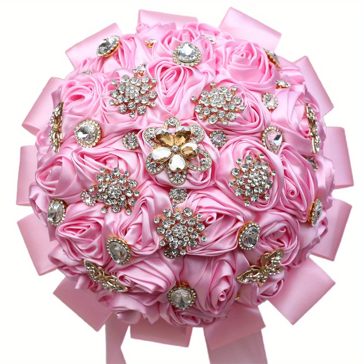 an elegant artificial bridal bouquet bridesmaid