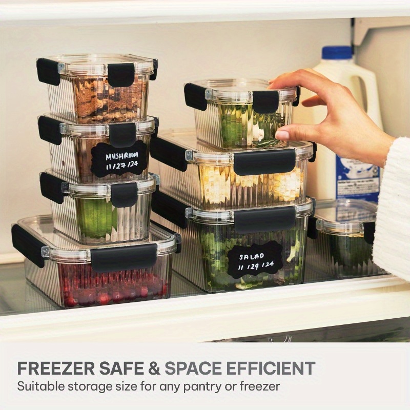 2pcs clear glass food storage containers with black handles airtight microwave safe   cakes   and more stackable design for easy organization cake storage stackable containers   closure cake storage containers Product details 1