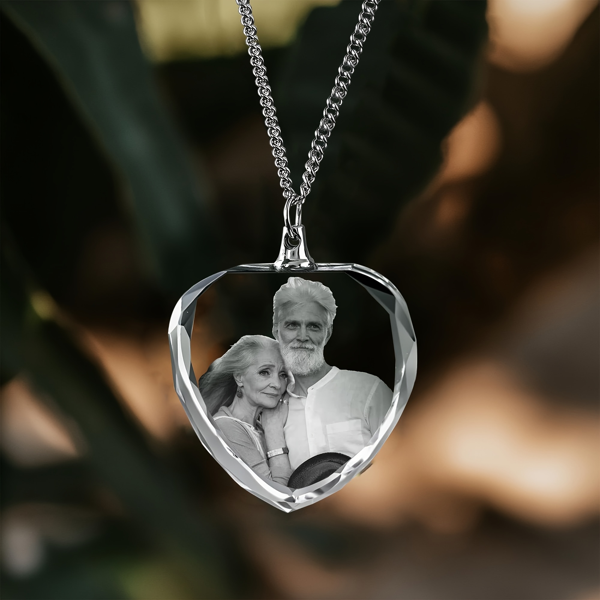 Custom Anniversary Gift Personalized Photo Pendant Necklace — Unique Keepsake