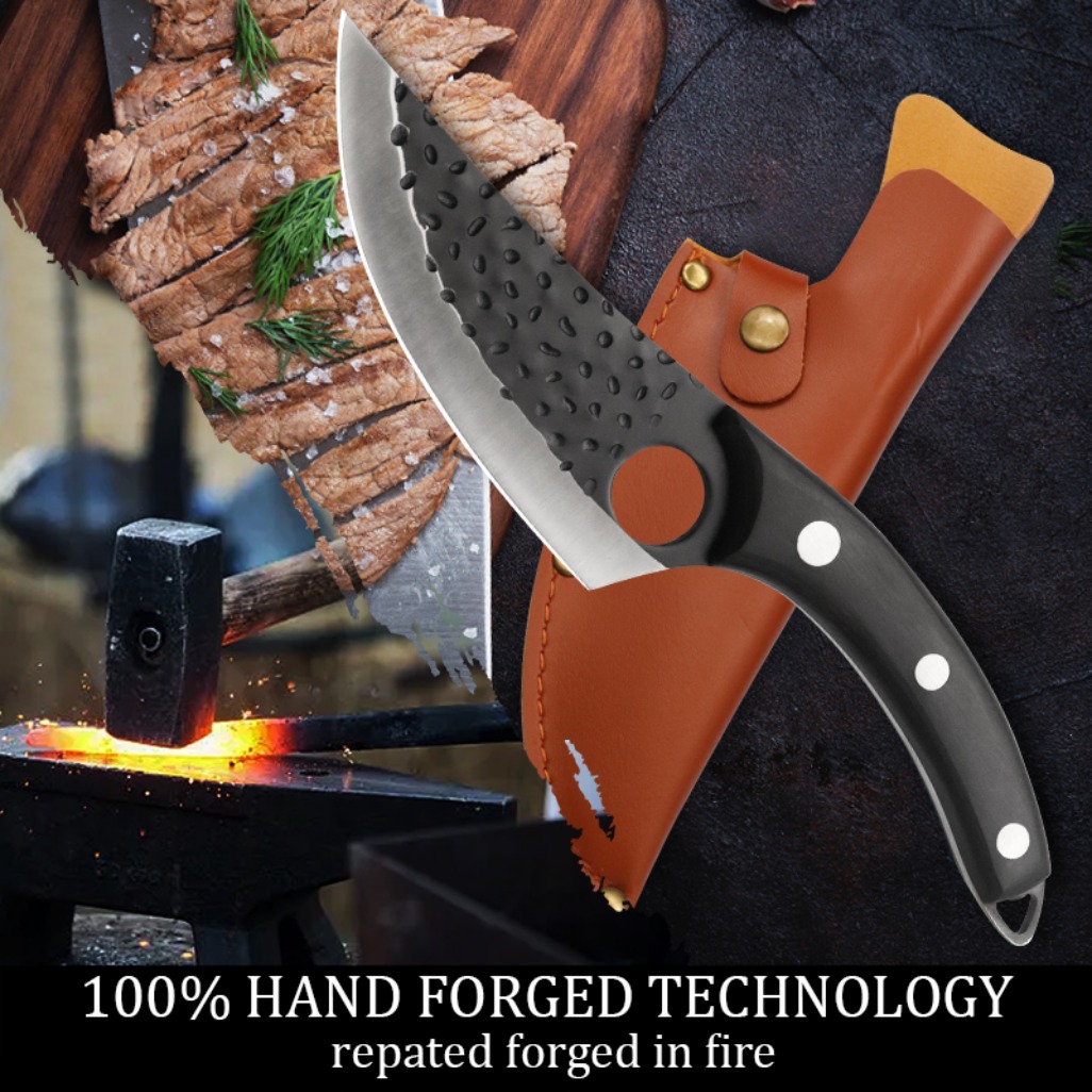 2/4pcs sharp chef meat fruit bbq knife perfect gift for family travel anti-stick ergonomic handle multipurpose stainless steel   knife   gadgets Product details 11