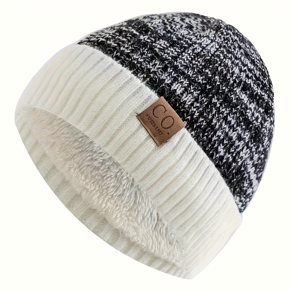 mens and womens winter knit hats thick warm fleece lining soft and comfortable soft unisex winter hats suitable for outdoor activities and valentines day gifts hand washable stylish and functional fleece lining suitable for cold weather