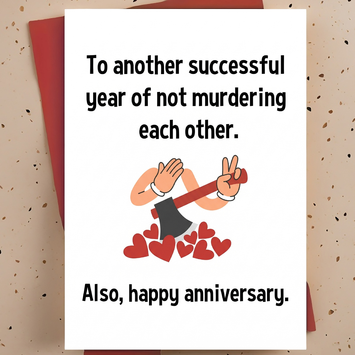 A Fun Anniversary Card, A Humorous And Romantic Greeting Card, Perfect For Husbands, Wives, , , Wedding Anniversaries, Valentine's Day, Or Birthdays, Including An Envelope