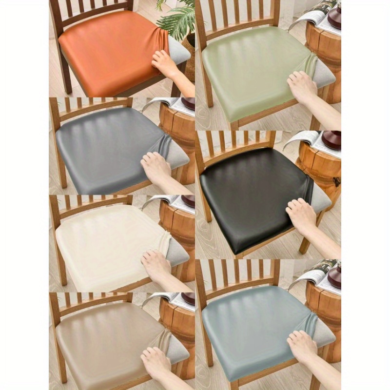 Leather Dining Room Chair Seat Covers With Ties Stretch Chair