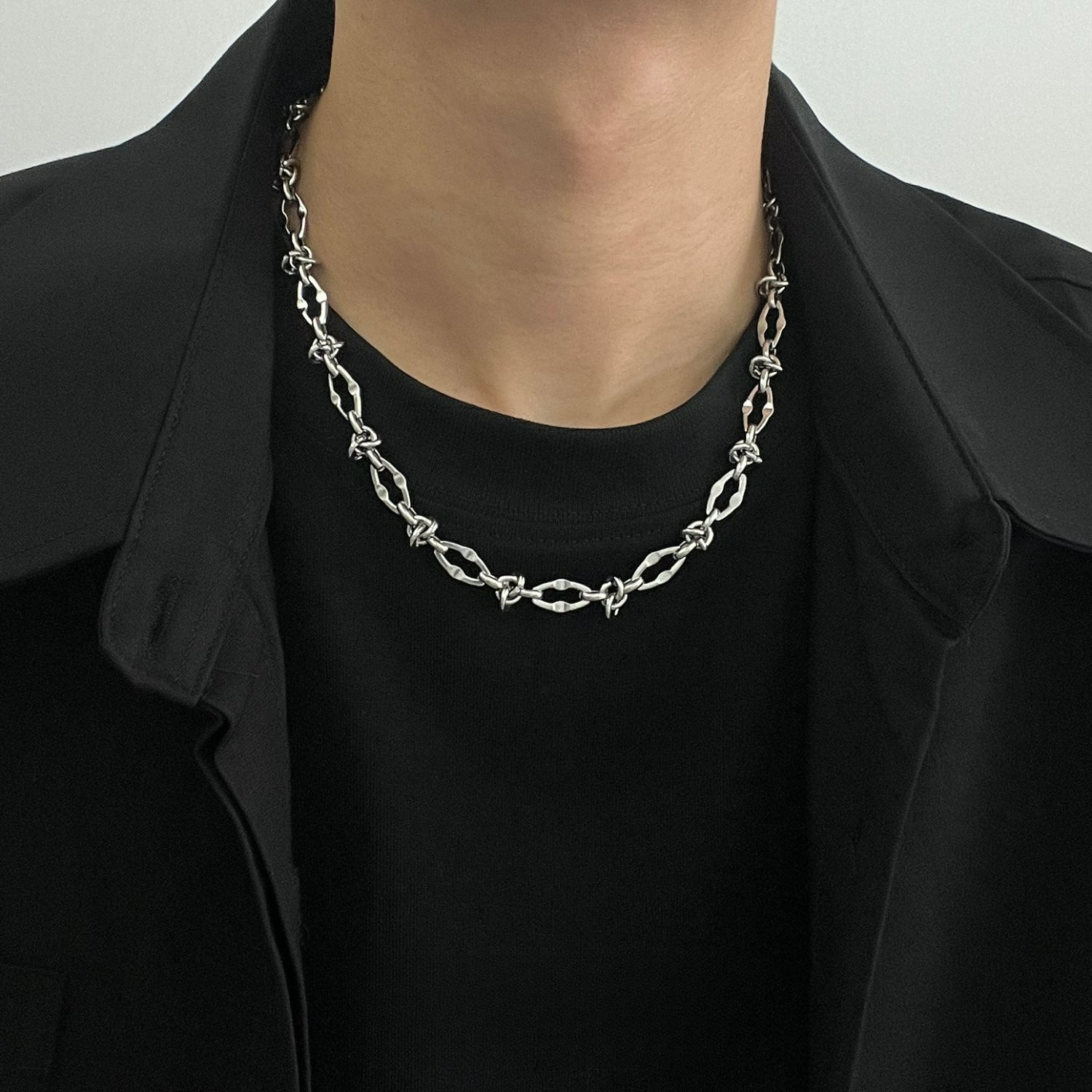 Basic Non-Fading Stainless Steel Necklace for Daily Wear