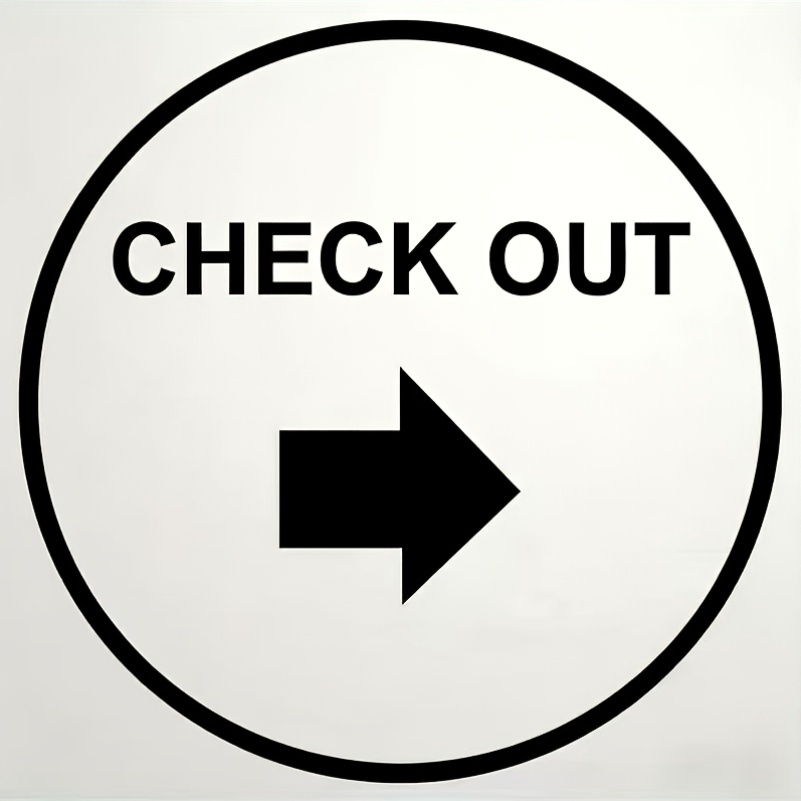 check   arrow sign metal sign   uv protected and weather resistant durable ink easy to mount for outdoors