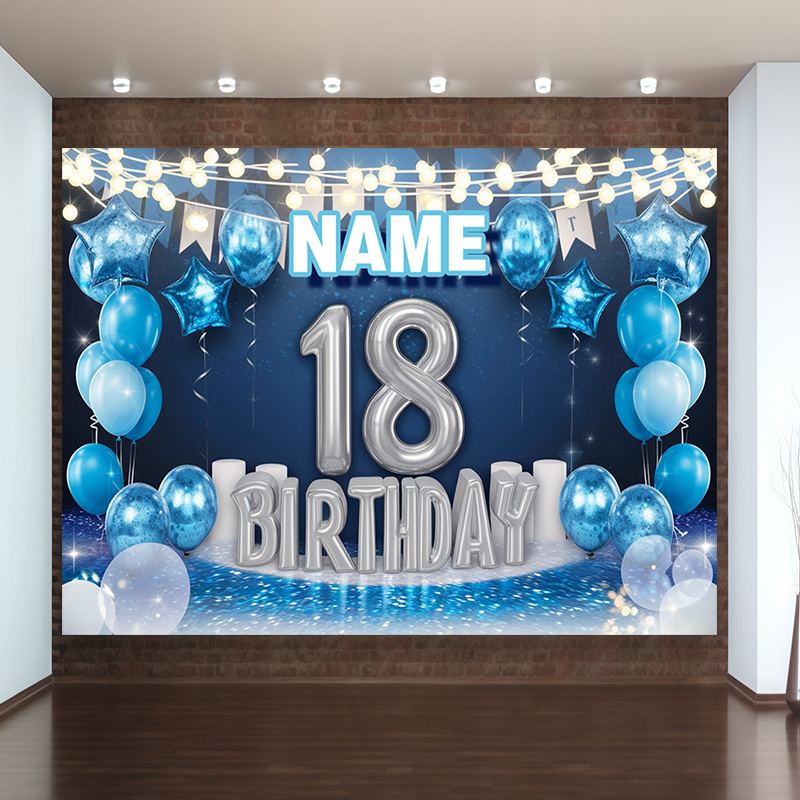 Happy Birthday Banner - Large Fabric Decoration For Parties & Celebrations - View #14