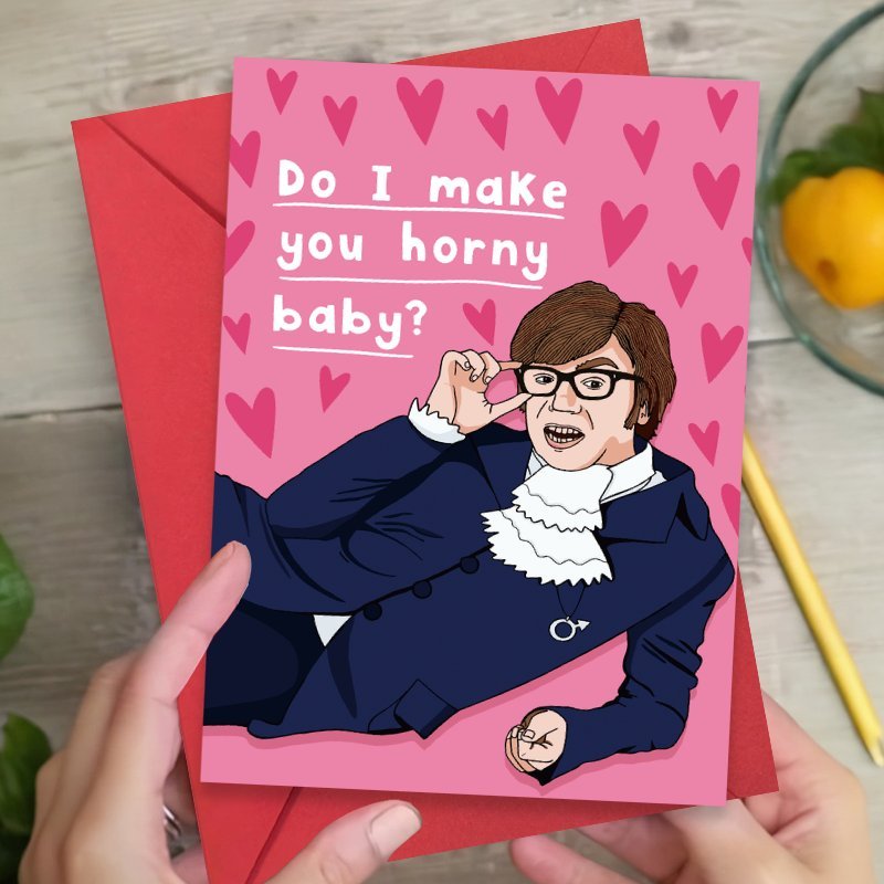 

1pc Funny & Cheeky Valentine's Day Card For Him Or Her - Humorous Anniversary Or Birthday Gift With Message, Husband, Boyfriend, Wife, Girlfriend - Includes Red Envelope