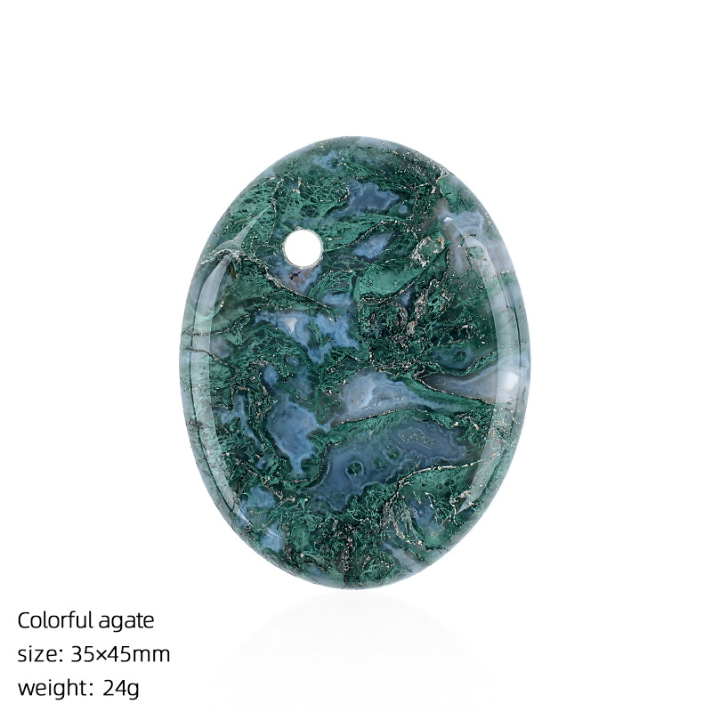 Artificial Crystal Palm Stone Pendant for DIY Necklace Charm