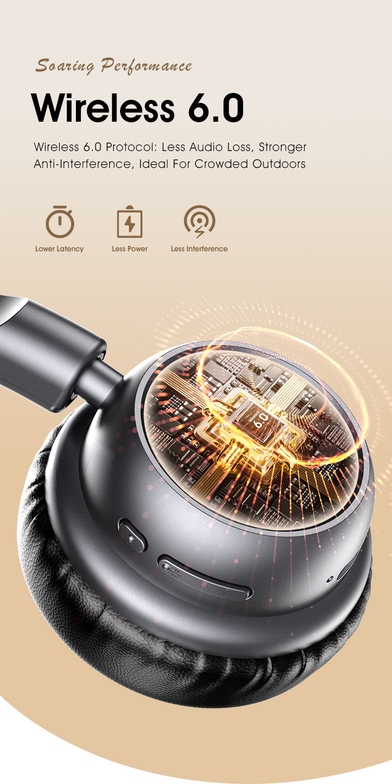 [Acer 2026 New Release] OHR645 Over-Ear Earphones, 3D Spatial Audio, 30 Hours of Music Playback, Soft And Comfortable Memory Foam Ear Cushions, Adjustable Headband, Multi-Device Compatibility, Ideal for Gaming, Sports, Music And Fitness
