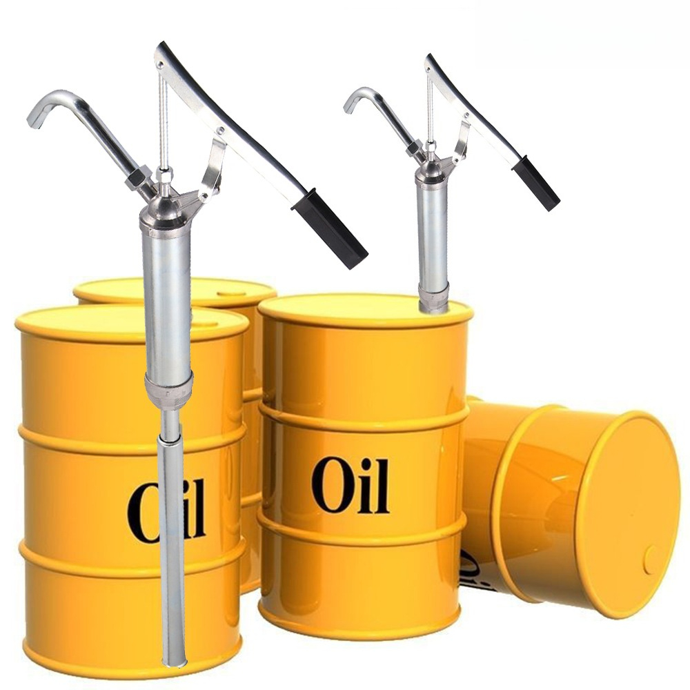 TEMU Set Of 2 Lever Action Pumps, Suitable For 5 To 55 Gallon Drums, Hand Pumps Featuring A Telescopic Suction Tube, Ideal For Moving Heating Oil,