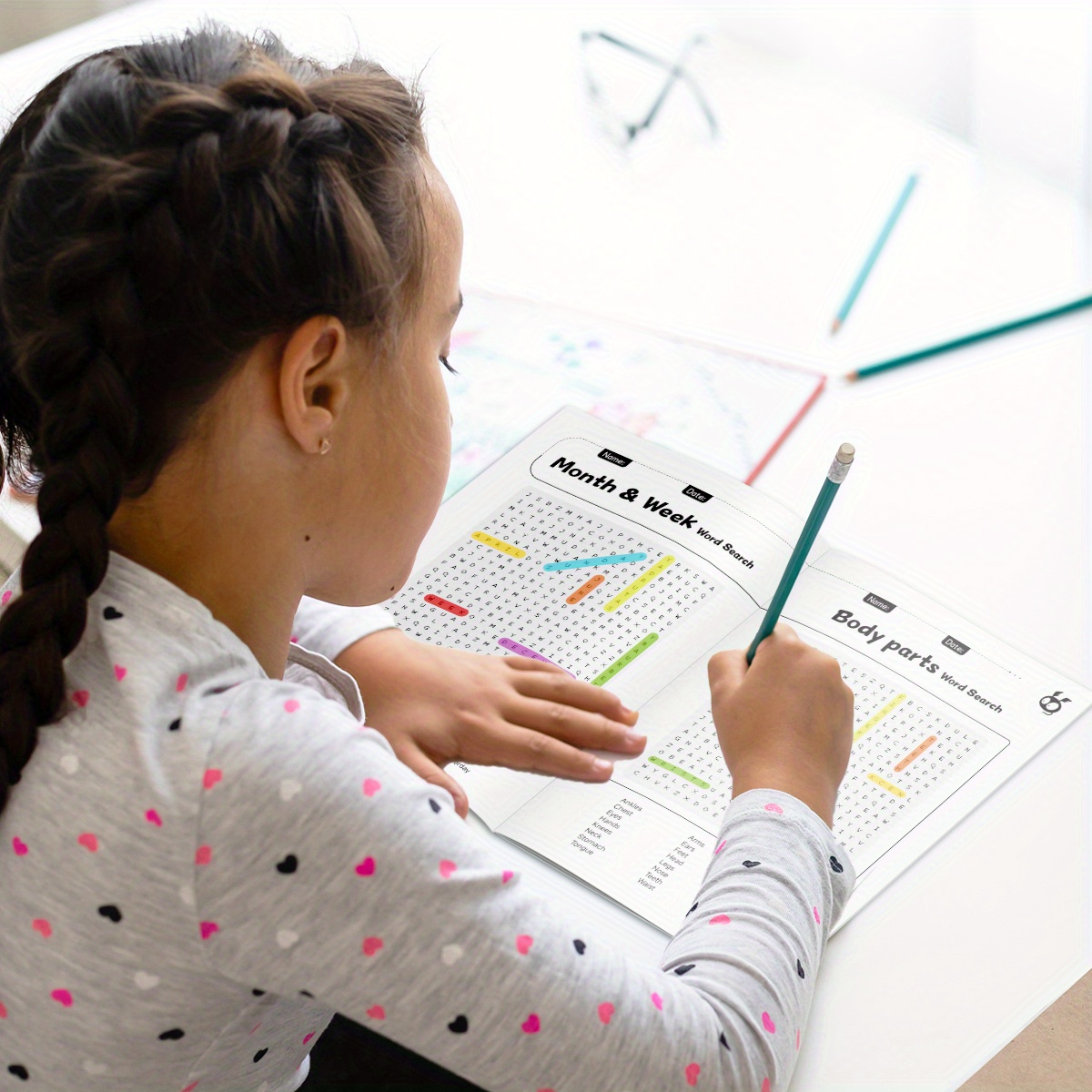 Word Search Puzzle Book for Kids | Discover Hidden Words & Boost Spelling Skills - Fun Brain Game