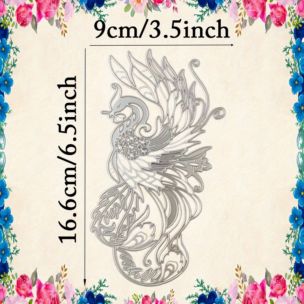 Hollow Phoenix Metal Cutting Dies For Diy Scrapbooking Album Card Making Paper Craft