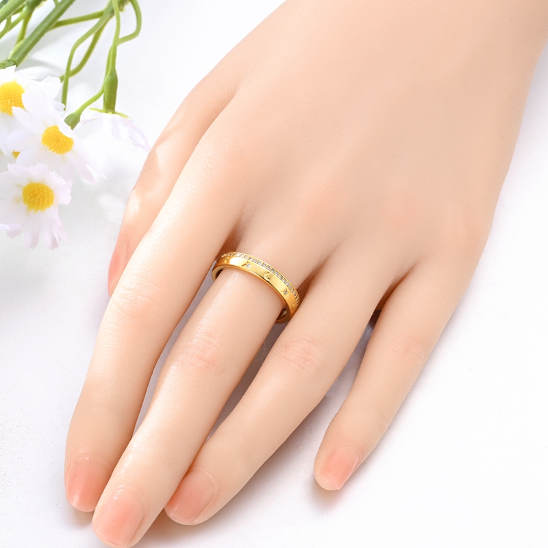 Women's Hypoallergenic Fashion Wide Ring, Wedding Gift