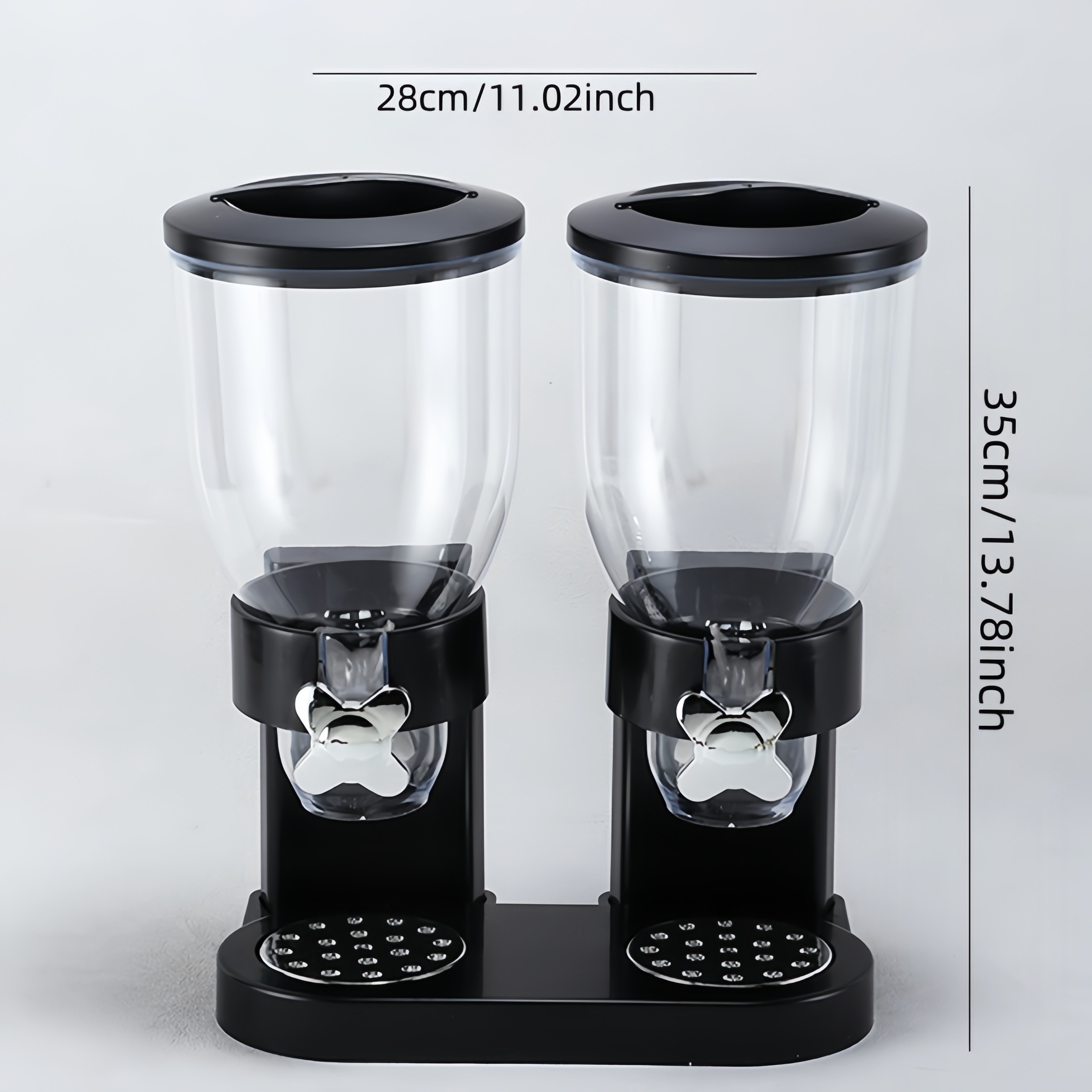 TEMU Multi-functional Cereal Maker, Family Breakfast Cereal Dispenser, Cereal Dispenser, Rice Container, Oatmeal Storage Jar, Snack Storage Jar, Household Kitchenware.