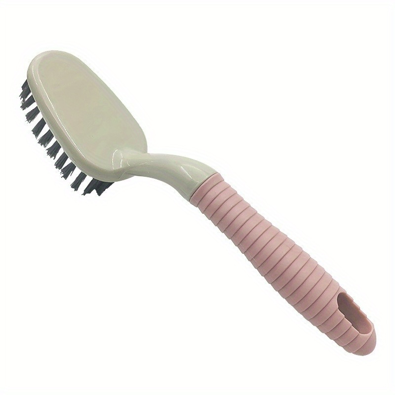 TEMU Floor Hard Brush Bathtub Cleaning Brush Kitchen Bathroom Corner Crevice Brush Long Handle Tile Brush