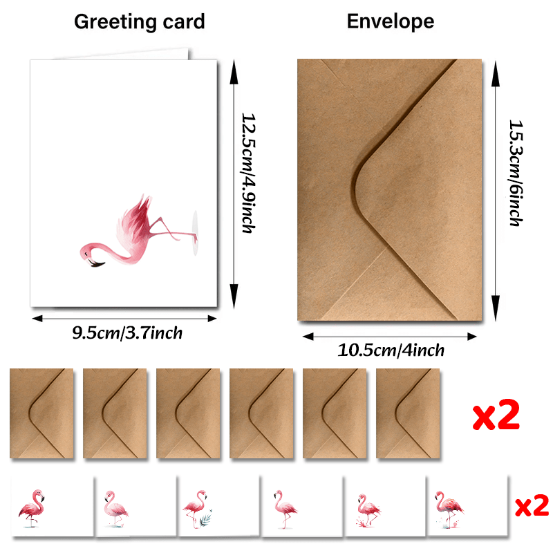 TEMU Pink Greeting Card Set - A Versatile Card Collection For - Congratulations, , Holidays, Well-wishes, Thank You Cards, Suitable For , Teachers,